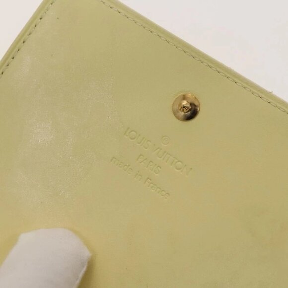 LOUIS VUITTON Monogram Vernis Walker Shoulder Wallet Gris M91031 LV Auth 123724 - Picture 8 of 14